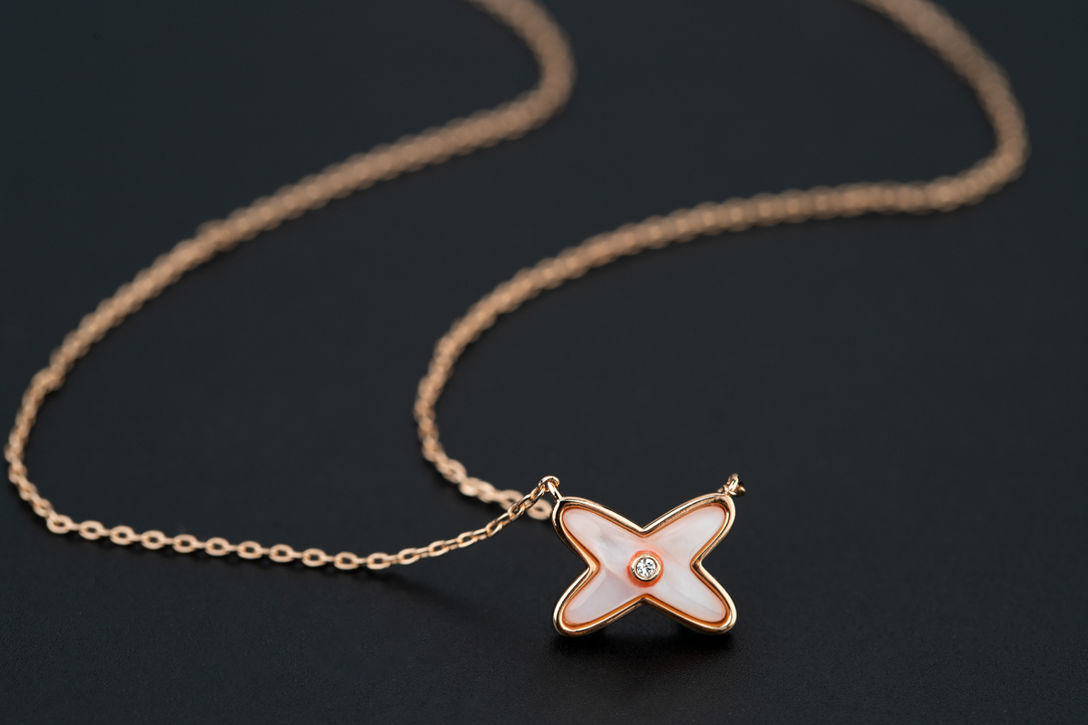 ¡®AuraJewelry¡¯JEUX DE NECKLACE 1 DIAMOND