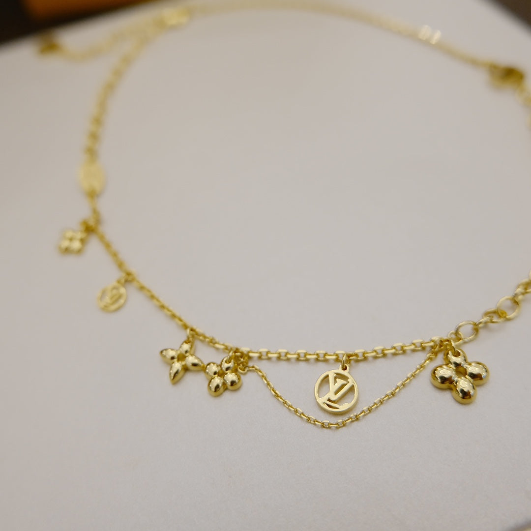 ¡®AuraJewelry¡¯BLOOMING SUPPLE NECKLACE BRASS