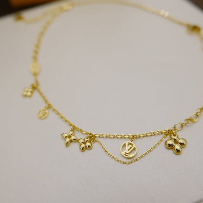 ¡®AuraJewelry¡¯BLOOMING SUPPLE NECKLACE BRASS