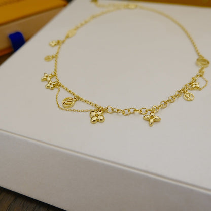 ¡®AuraJewelry¡¯BLOOMING SUPPLE NECKLACE BRASS