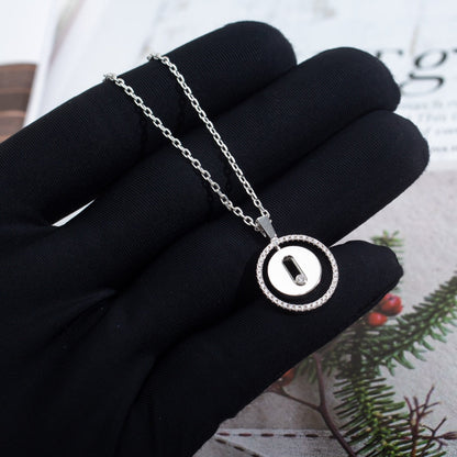 [AuraJewelry]LUCKY MOVE PM ネックレス シルバー ダイヤモンド