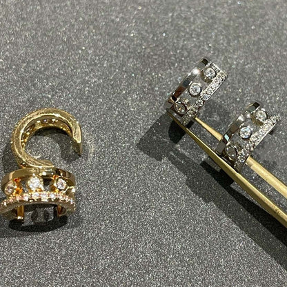 [AuraJewelry]MOVE ROMANE EARRINGS DIAMOND