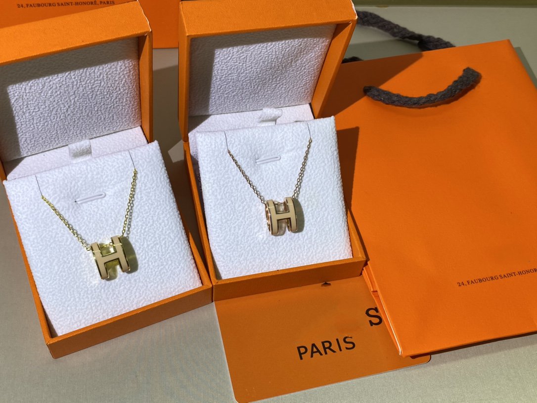¡®AuraJewelry¡¯HM CLIC YELLOW ENAMEL GOLD NECKLACE