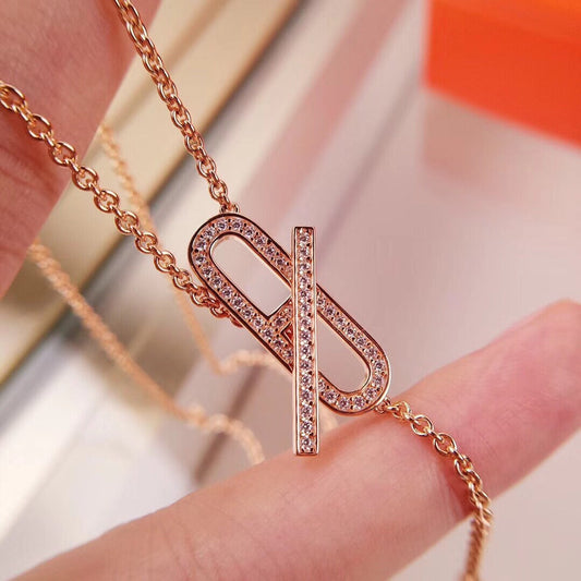 ¡®AuraJewelry¡¯HM FIRE PIG NOSE NECKLACE TRENDY STREET