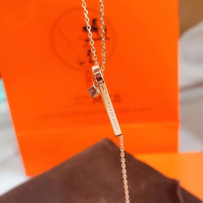 ¡®AuraJewelry¡¯HM NECKLACE PLATINUM ROSE GOLD DIAMOND