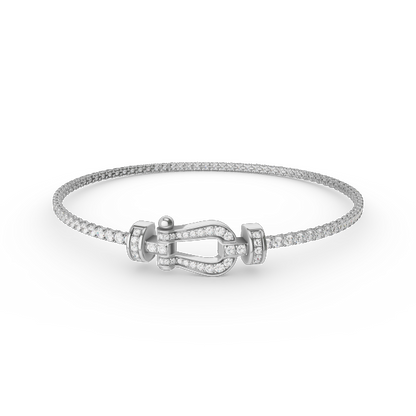 ¡®AuraJewelry¡¯FORCE  HORSESHOE  DIAMOND TENNIS BRACELET
