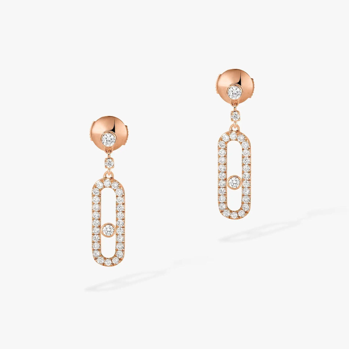 [AuraJewelry]DORMEUSES MOVE UNO ダイヤモンドイヤリング
