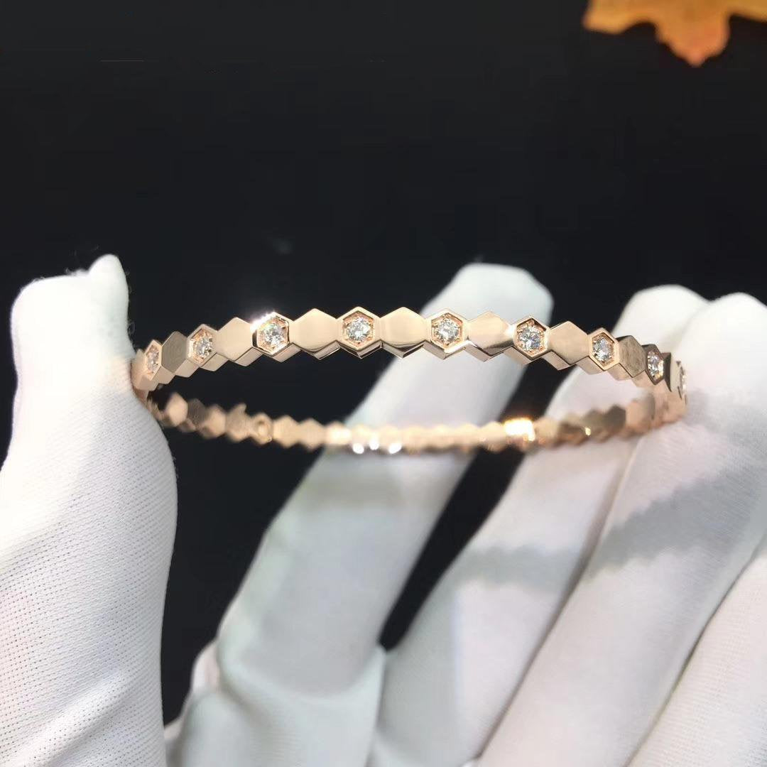¡®AuraJewelry¡¯BEE LOVE SILVER DIAMOND BRACELET