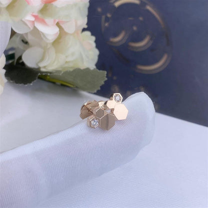¡®AuraJewelry¡¯BEE LOVE PINK GOLD DIAMOND EARRINGS