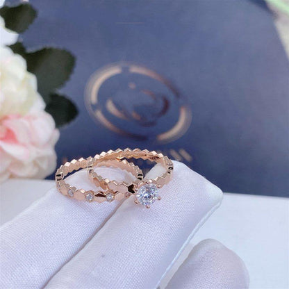 ¡®AuraJewelry¡¯BEE LOVE RING PINK GOLD 1 DIAMOND