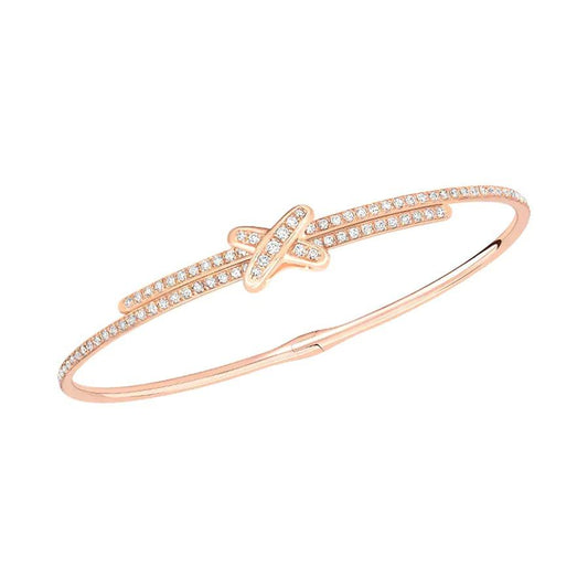 ¡®AuraJewelry¡¯JEUX DE BRACELET DIAMONDS PINK GOLD