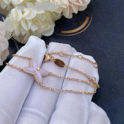 ¡®AuraJewelry¡¯JEUX BRACELET PINK MOP PINK GOLD 1 DIAMOND