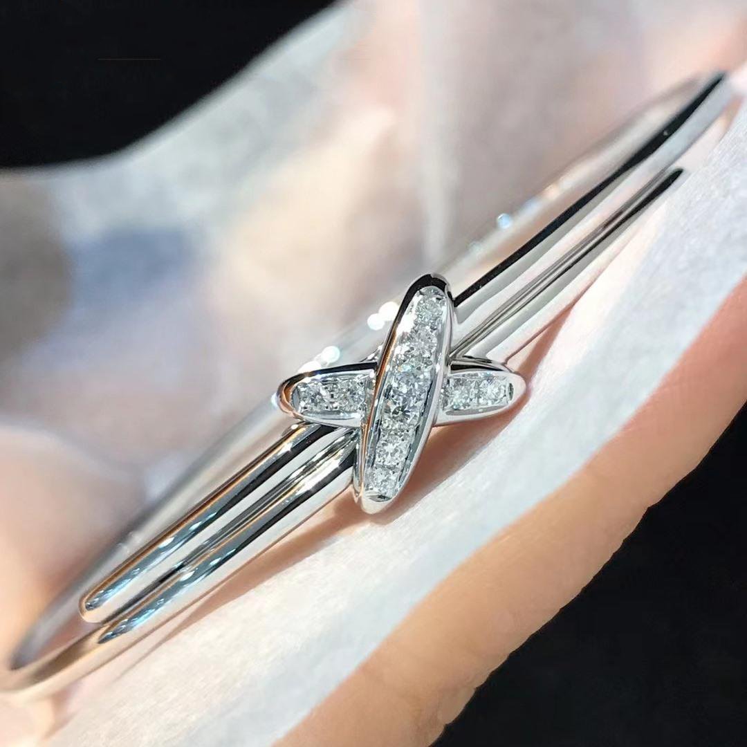 AuraJewelry シルバーダイヤモンドブレスレットセット