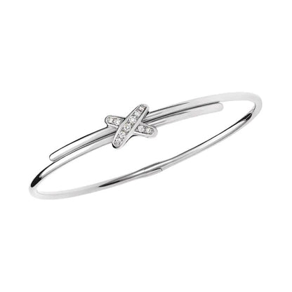 AuraJewelry シルバーダイヤモンドブレスレットセット