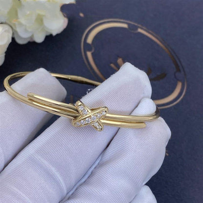 ¡®AuraJewelry¡¯JEUX DE BRACELET GOLD DIAMONDS
