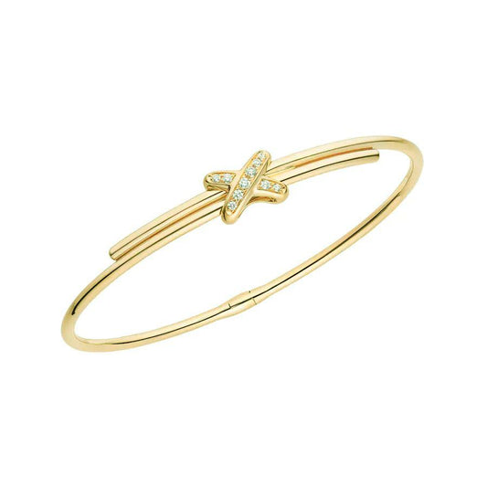 ¡®AuraJewelry¡¯JEUX DE BRACELET GOLD DIAMONDS