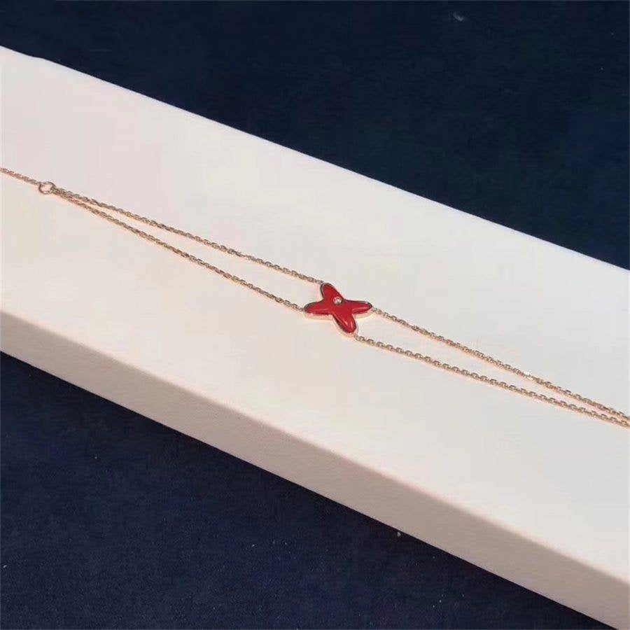 ¡®AuraJewelry¡¯JEUX BRACELET CARNELIAN PINK GOLD 1 DIAMOND