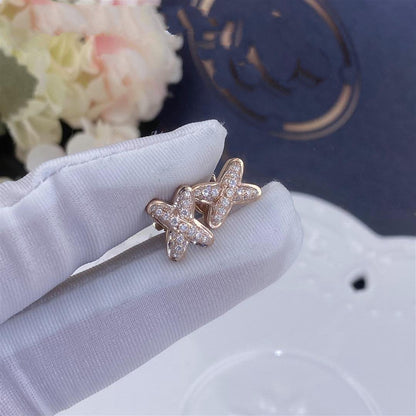 ¡®AuraJewelry¡¯JEUX DE PINK GOLD DIAMOND EARRINGS