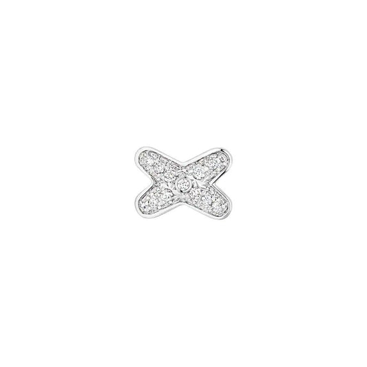 ¡®AuraJewelry¡¯JEUX DE SILVER DIAMOND EARRINGS