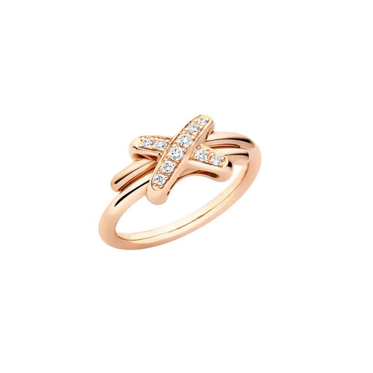 ¡®AuraJewelry¡¯JEUX DE PINK GOLD DIAMOND RING