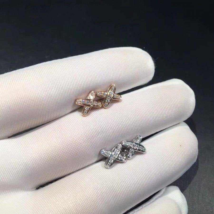 ¡®AuraJewelry¡¯JEUX DE DIAMOND EARRINGS