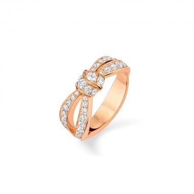 ¡®AuraJewelry¡¯LIENS PINK GOLD DIAMOND RING