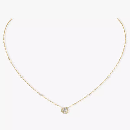 [AuraJewelry]Diamond Necklace 0,20ct Brilliant Shape Joy