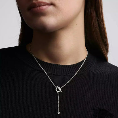 ¡®AuraJewelry¡¯FINESSE SILVER DIAMOND NECKLACE