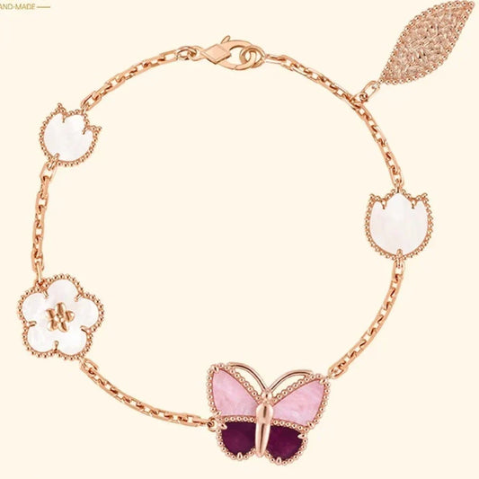 [AuraJewelry]26 NEW CLOVER LUCKY LIGHT PURPLE SET