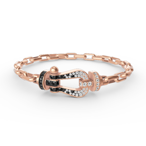 ¡®AuraJewelry¡¯FORCE LARGE HORSESHOE CLASP  METAL BRACELET