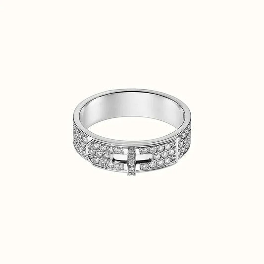 ¡®AuraJewelry¡¯KELLY SILVER DIAMOND RING