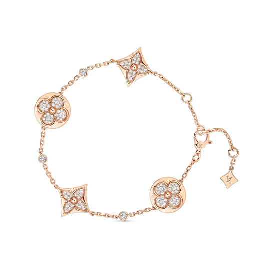 ¡®AuraJewelry¡¯STAR AND SUN 4 MOTIFS GOLD DIAMONDS BRACELET
