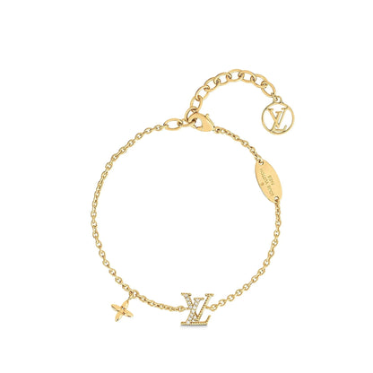 ¡®AuraJewelry¡¯LOGO STAR MOTIF GOLD BRACELET