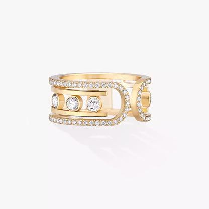 [AuraJewelry]Move 10th Diamond Ring in Gold