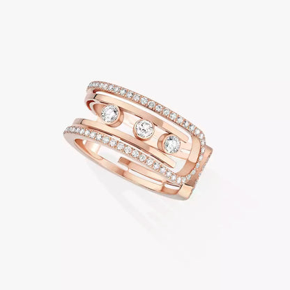 [AuraJewelry]Move 10th Diamond Ring in Gold