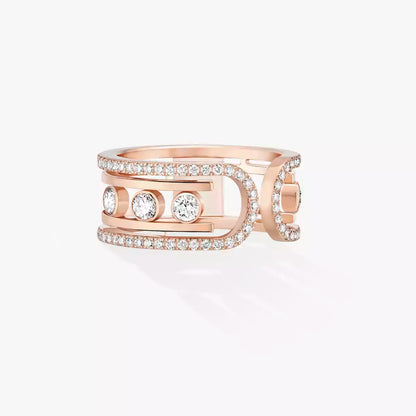 [AuraJewelry]Move 10th Diamond Ring in Gold