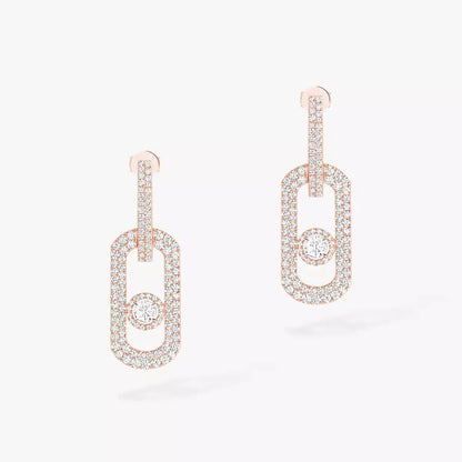 [AuraJewelry]ソムーブ XL パヴェセット ダイヤモンドペンダントイヤリング