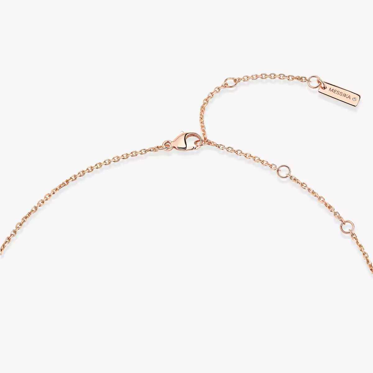 [AuraJewelry]Lucky Eye Diamond Necklace in Rose Gold and Turquoise