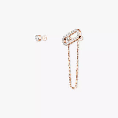 [Aurajewelry]Move Uno Diamond Earrings