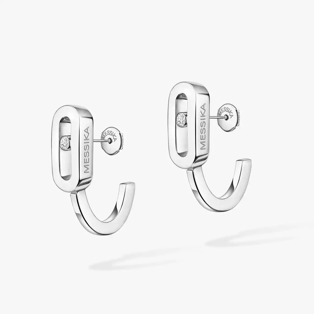 [AuraJewelry]ダイヤモンドミニフープピアス ムーブクラシック