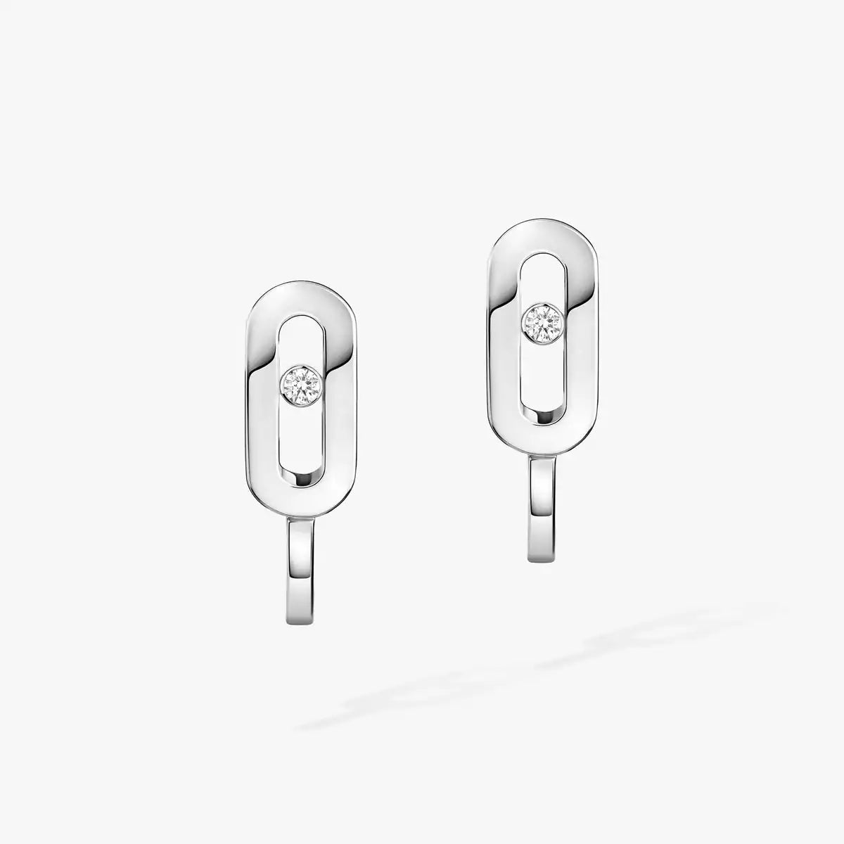 [AuraJewelry]ダイヤモンドミニフープピアス ムーブクラシック