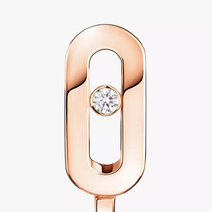 [AuraJewelry]ダイヤモンドミニフープピアス ムーブクラシック