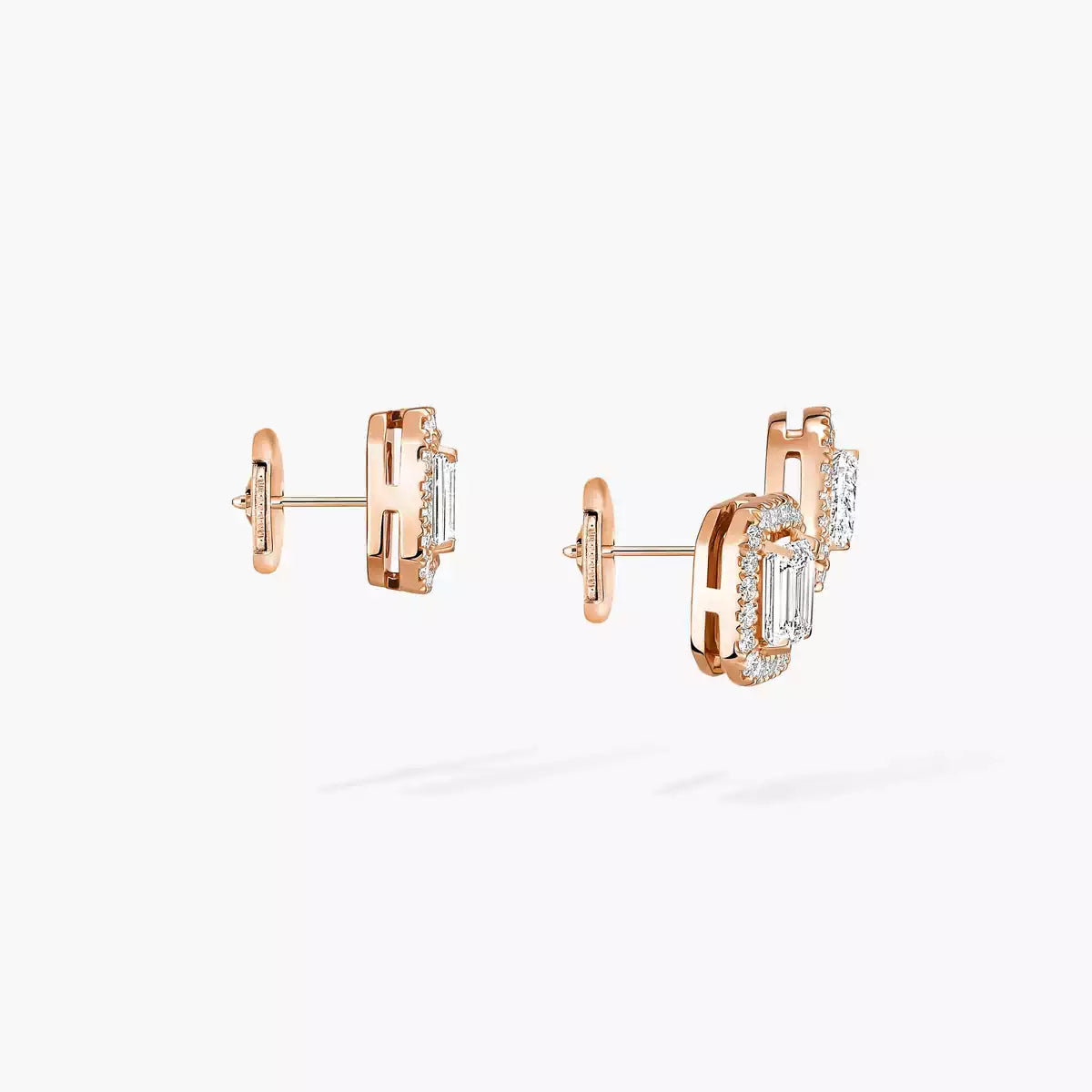 [AuraJewelry]Diamond Earrings 0,10ct My Twin 1+2