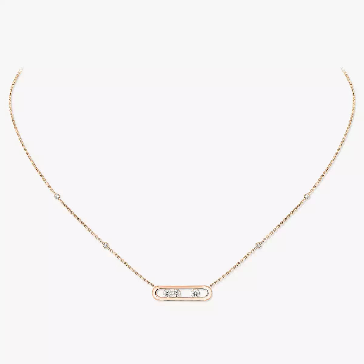 [AuraJewelry] Baby Move Gold Diamond Necklace