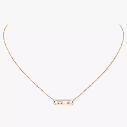 [AuraJewelry] Baby Move Gold Diamond Necklace