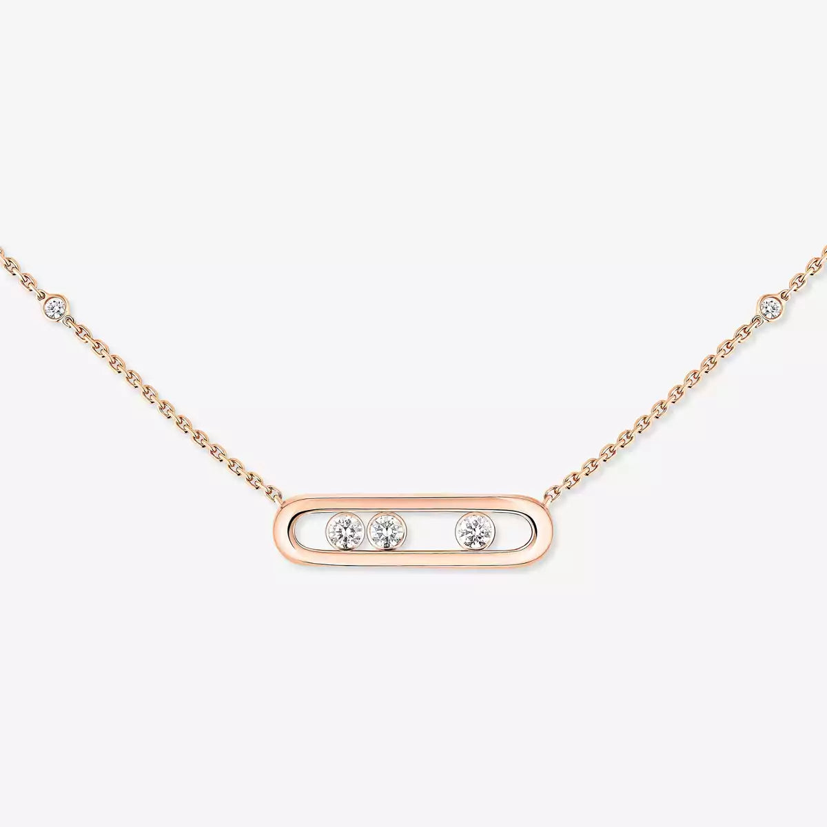 [AuraJewelry] Baby Move Gold Diamond Necklace