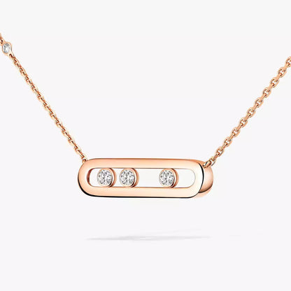 [AuraJewelry] Baby Move Gold Diamond Necklace