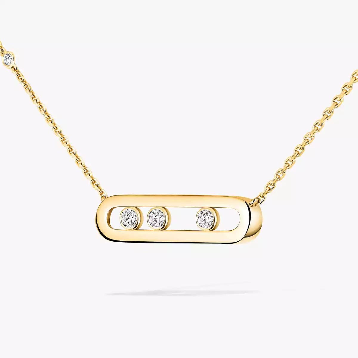 [AuraJewelry] Baby Move Gold Diamond Necklace