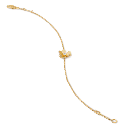 ¡®AuraJewelry¡¯FRIVOLE GOLD FLOWER PINK MALACHITE BRACELET