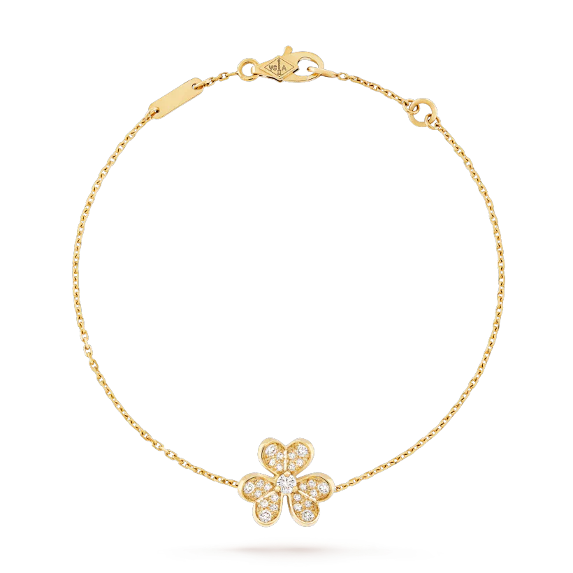 ¡®AuraJewelry¡¯FRIVOLE GOLD FLOWER DIAMOND BRACELET